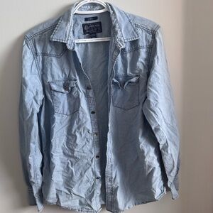 Denim Button Down Shirt